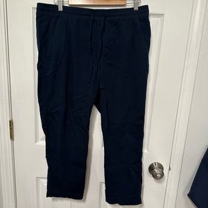 GAP Easy Pant Size L - Navy - Casual Workplace - Go-to Pants - Has pockets